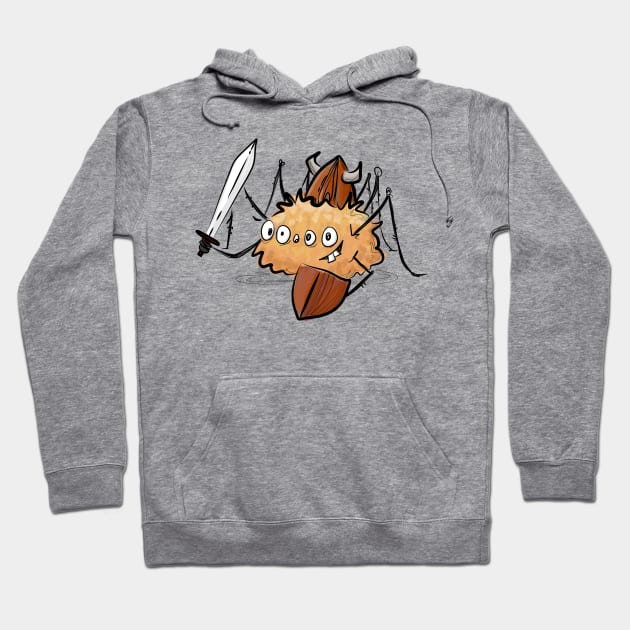 Warrior Spider Hoodie by Jason's Doodles